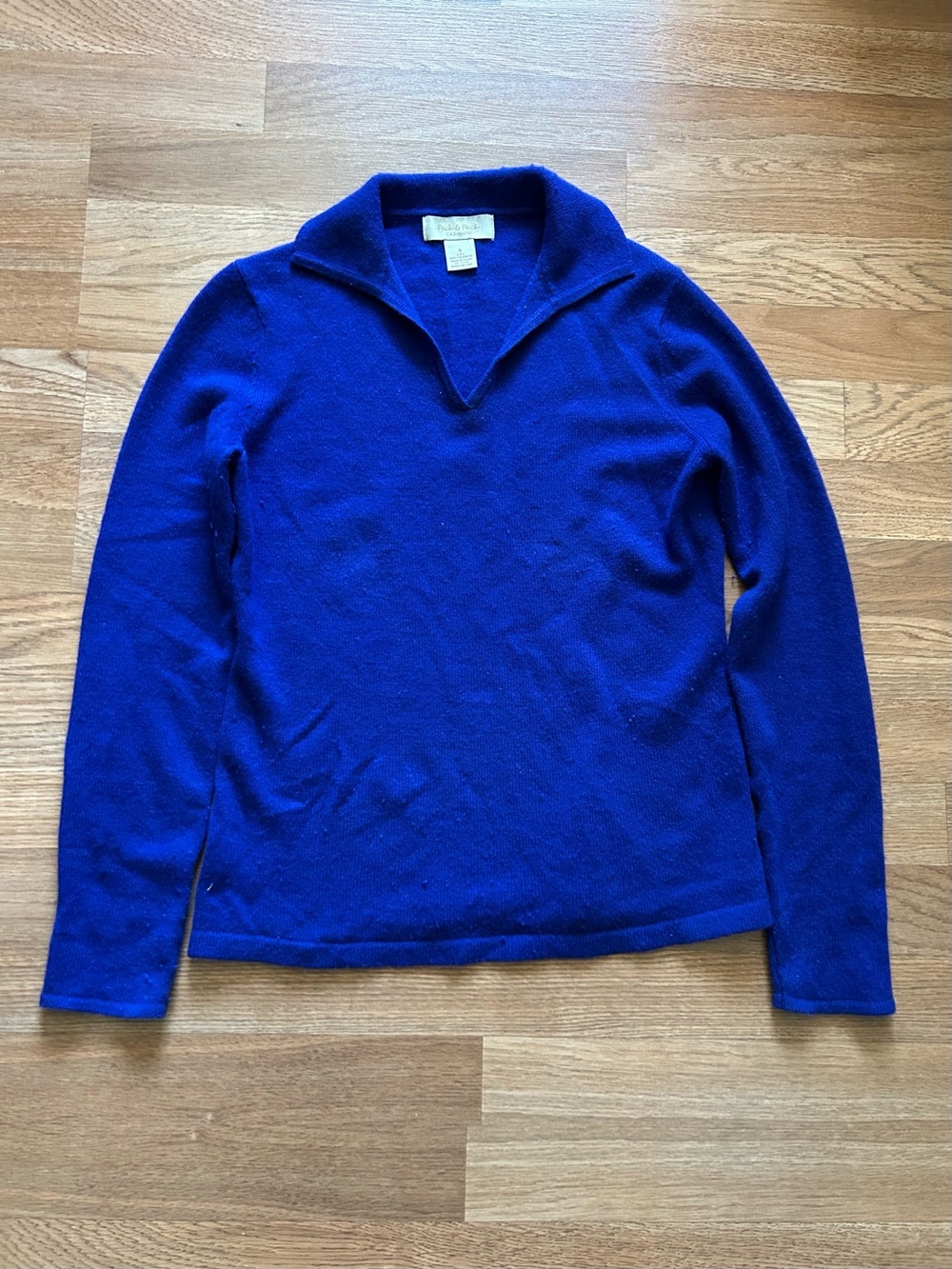 Cashmere Sweater Blue 90s Size Small